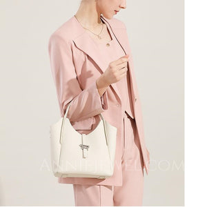 Womens White Leather Handbag The Leather Small Tote Bag The Tote Bag Small Leather