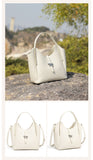 Womens White Leather Handbag The Leather Small Tote Bag The Tote Bag Small Leather