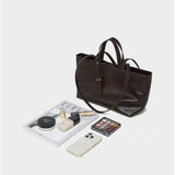 Women's Small Leather Small Soft Leather Purse Simple Minimalist Leather Tote Bag - Annie Jewel