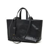 Women's Small Leather Small Soft Leather Purse Simple Minimalist Leather Tote Bag - Annie Jewel