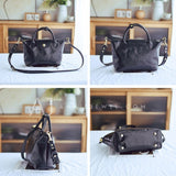 Small Leather Tote Genuine Leather Tote Bag With Zipper Womens 