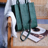 womens Small Leather Tote simple leather tote bag with leather straps