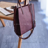 womens Small Leather Tote simple leather tote bag