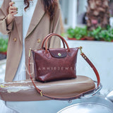 Small Leather Tote Genuine Leather Tote Bag With Zipper Womens 