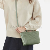 Small Leather Woven Crossbody Bag Woven Leather Crossbody Bags Womens 