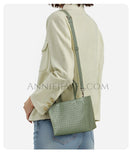 Small Leather Woven Crossbody Bag Woven Leather Crossbody Bags Womens 