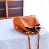 Small Tote Leather Bag Genuine Leather Crossbody Tote Bag womens