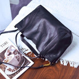 Small Tote Leather Bag Genuine Leather Crossbody Tote Bag womens