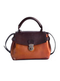 Small Satchel bag Brown Satchel Handbag Ladies Satchel 