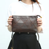 Genuine Leather Small Satchel Square Cross Body Satchel Womens 