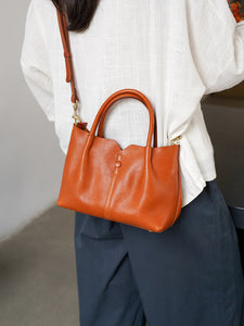 tan leather tote handbag The Leather Small Tote Bag Womens 