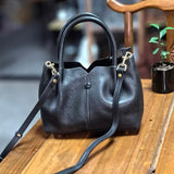 womens black leather handbag The Leather Small Tote Bag Womens 