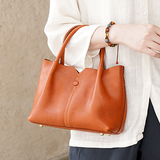 tan leather tote handbag The Leather Small Tote Bag Womens 