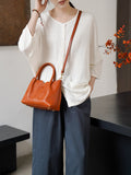 Small Brown Leather Crossbody Purse The Leather Small Tote Bag Womens 