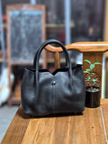 womens black leather handbag The Leather Small Tote Bag Womens 