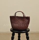 Small Woven Leather Bag Leather Woven Crossbody Bag Woven Leather Bags Womens 