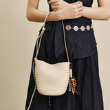 woven leather bucket bag​  Woven Leather Hobo Bag Leather Woven Hobo Bag Womens