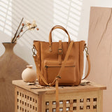 brown leather tote handbag genuine leather tote bags for women