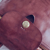 Genuine Leather Backpack Womens Small Leather Rucksack Womens