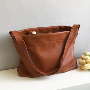 Hobo Brown Leather Purse Soft Leather Hobo Purse Womens Hobo Bag With Zipper