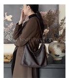 brown Leather Hobo Shoulder Bag Best Leather Hobo Bags Cowhide hobo purse Womens