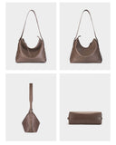 brown Leather Hobo Shoulder Bag Best Leather Hobo Bags Cowhide hobo purse Womens