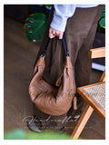 Lambskin Leather Croissant Bag Croissant Sling Bags Croissant Shoulder Bags Unisex Bags - Annie Jewel