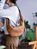 Women's Slouchy Hobo Bag Shoulder Soft Leather Slouchy Hobo Bag Purse - Annie Jewel