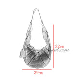 Women's Slouchy Hobo Bag Shoulder Soft Leather Slouchy Hobo Bag Purse - Annie Jewel