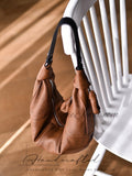 Lambskin Leather Croissant Bag Croissant Sling Bags Croissant Shoulder Bags Unisex Bags - Annie Jewel