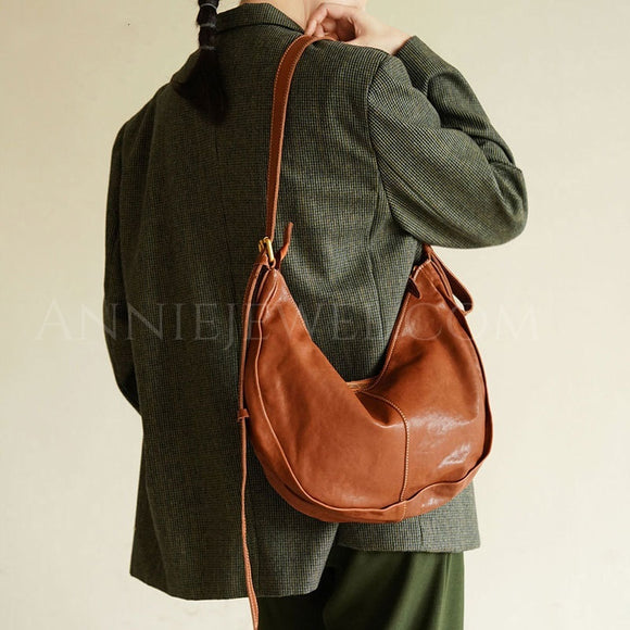 Women's Slouchy Hobo Bag Crossbody Soft Leather Slouchy Hobo Bag slouchy leather hobo