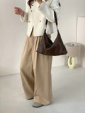 Women's Leather Hobo Bags Black Leather Hobo Soft Leather Slouchy Hobo Bag 