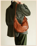 Women's Slouchy Hobo Bag Crossbody Soft Leather Slouchy Hobo Bag brown slouch purse