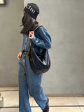 black Hobo Bag Soft Leather Slouchy Hobo Bag black Leather Hobo Bag Womens