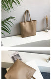 Soft Leather Tote Bag Simple Leather Tote Bag Genuine Leather Tote Bags For Women 