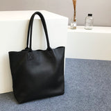 Soft Leather Tote Bag Simple Leather Tote Bag Genuine Leather Tote Bags For Women 