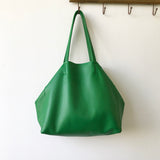 Soft Leather Tote Bag leather Tote Bag Green Genuine Leather Laptop Bags Womens 