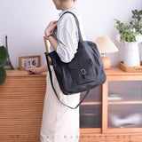 Soft Leather Tote With Compartments Tote Bag With Shoulder Strap 