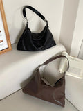 Soft Leather Slouchy Hobo Bag Brown Hobo Purse Slouchy Leather Hobo Bag 