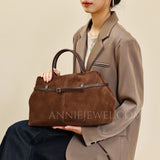Genuine Leather Suede Tote Suede Leather Tote Bag Suede Leather Handbags Womens 