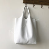 Genuine Leather Tote Vertical Leather Tote Bag Tall Leather Tote Womens 