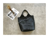 Genuine Leather Tote Vertical Leather Tote Bag Tall Leather Tote Womens 