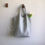 Genuine Leather Tote Vertical Leather Tote Bag Tall Leather Tote Womens 