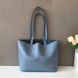 The Leather Medium Tote Bag Leather Tote Bag Green Leather Shopper Bag Womens 