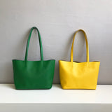 The Leather Medium Tote Bag Leather Tote Bag Green Leather Shopper Bag Womens 