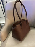 The Leather Medium Tote Bag Shoulder Purse Medium Brown Purse 