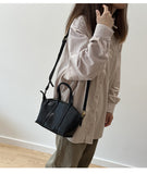 The Leather Mini Tote Bag Leather Tote Crossbody Bag Leather Mini Crossbody Tote Ladies - Annie Jewel