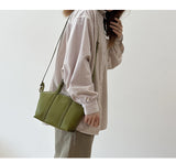 Women's Small Leather Tote Bag With Zipper Crossbody Small Leather Purse - Annie Jewel