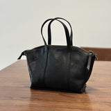 The Leather Mini Tote Bag Leather Tote Crossbody Bag Leather Mini Crossbody Tote Ladies - Annie Jewel