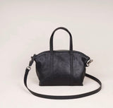 Women's Small Leather Tote Bag With Zipper Crossbody Small Leather Purse - Annie Jewel